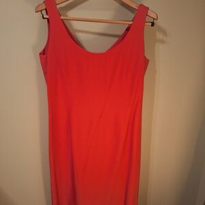 Ildiko 100% Linen Pinkish Tanj Dress. No Tag- Pit To Pit 17" L-38" Waist 32"